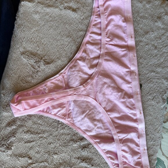 Avenue Women's Plus Size Cotton Thong Panty Panties Light Pink Size 30/32 5 pair - Picture 7 of 8